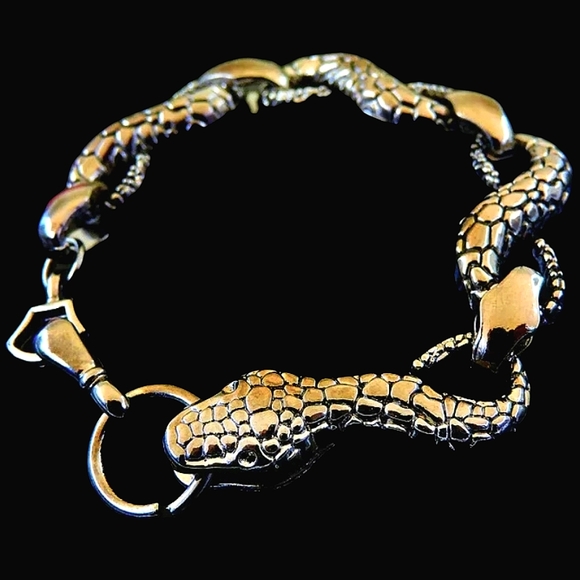 Betsey Johnson Jewelry - Betsey Johnson charm Fashion jewelry Bronze snake bracelet Women
